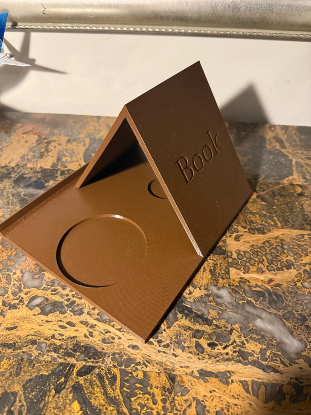 3D printed Brown 'Book'/‘Tablet’ Stand